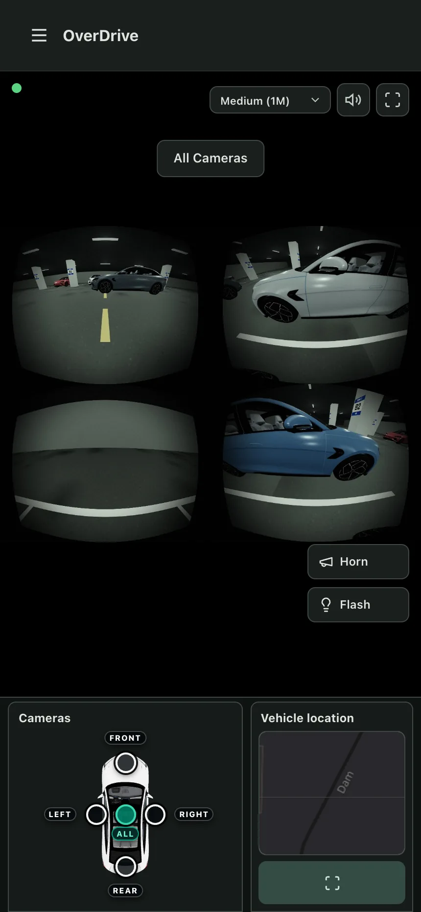 OverDrive Live View screen